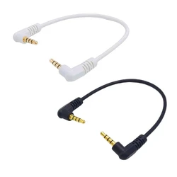 Cable Adaptador Jack 3,5 mm TRRS 90° Audio Estéreo