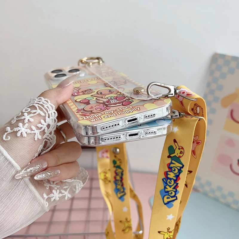 Para Google Pixel 10 9 8 7 4 5 6 7 Pro A XL 4G 5G Pika Poke funda adorno para correa de muñeca - imagen 4