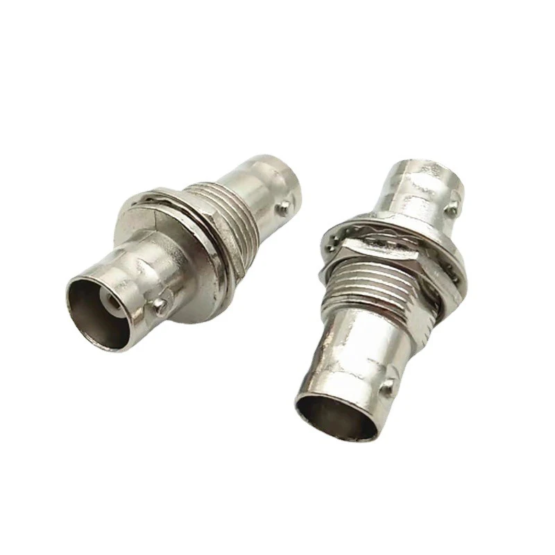 5/10 Uds BNC hembra a BNC hembra Jack tornillo montaje en Panel adaptador de chasis conector Coaxial - imagen 5