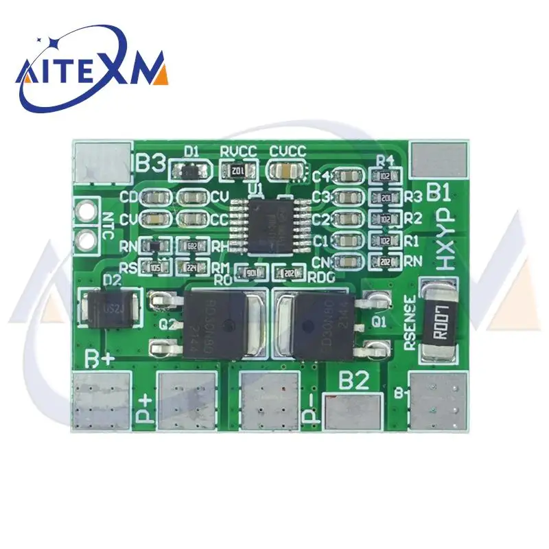 BMS 4S 3,2 V/3,7 V 8A LiFePO4/placa de protección de carga de batería de iones de litio 12,8 V 14,4 V 18650 32650 paquetes de baterías PCB 20A límite de corriente - imagen 5