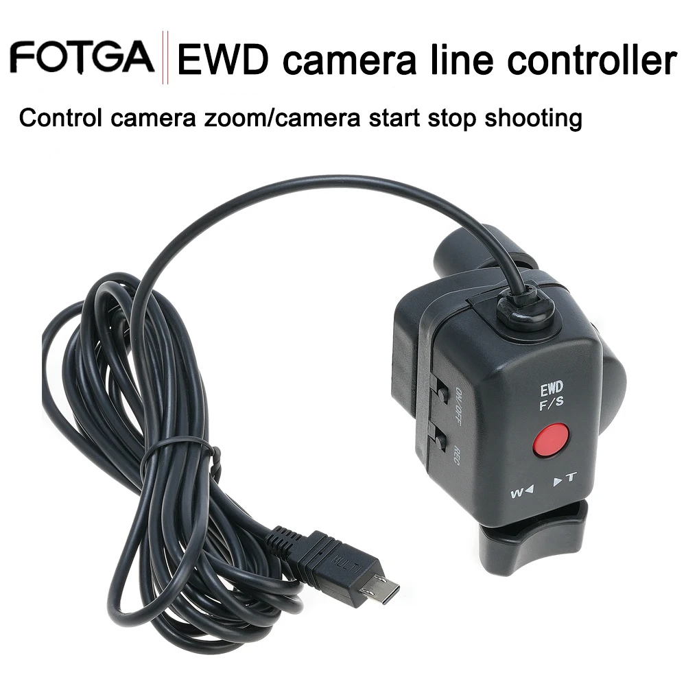 Controlador de línea FOTGA EWD, controlador de control de línea de lente de cámara, control remoto de lente, videocámara remota, grabación de vídeo y fotografía