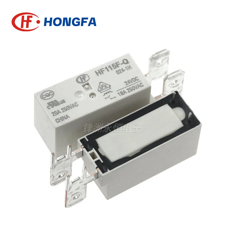 5 uds nuevo HF115F-Q-005-1H HF115F-Q-012-1H HF115F-Q-024-1H HF115F-Q-048-1H HF115F Q 012 024 1H 20A 5V 12V 24V 48V relé de potencia - imagen 4