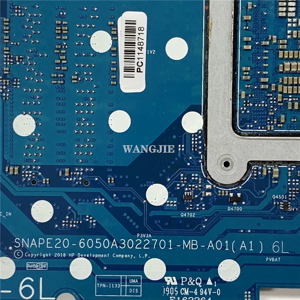 L32627-601 L48771-601 L48770-601 para la placa base del ordenador portátil HP 17-BY 6050A 3022701 Placa base con CPU SREJQ I5-8265U 100% trabajo de prueba - imagen 5