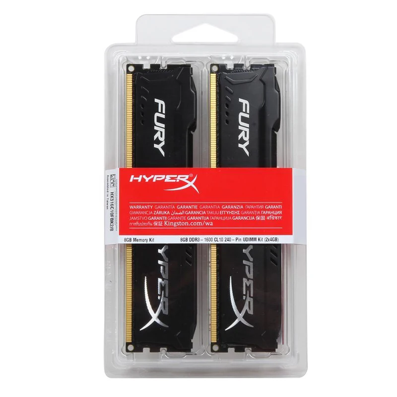 Kit RAM HyperX Fury DDR3 Dual Channel - imagen 4