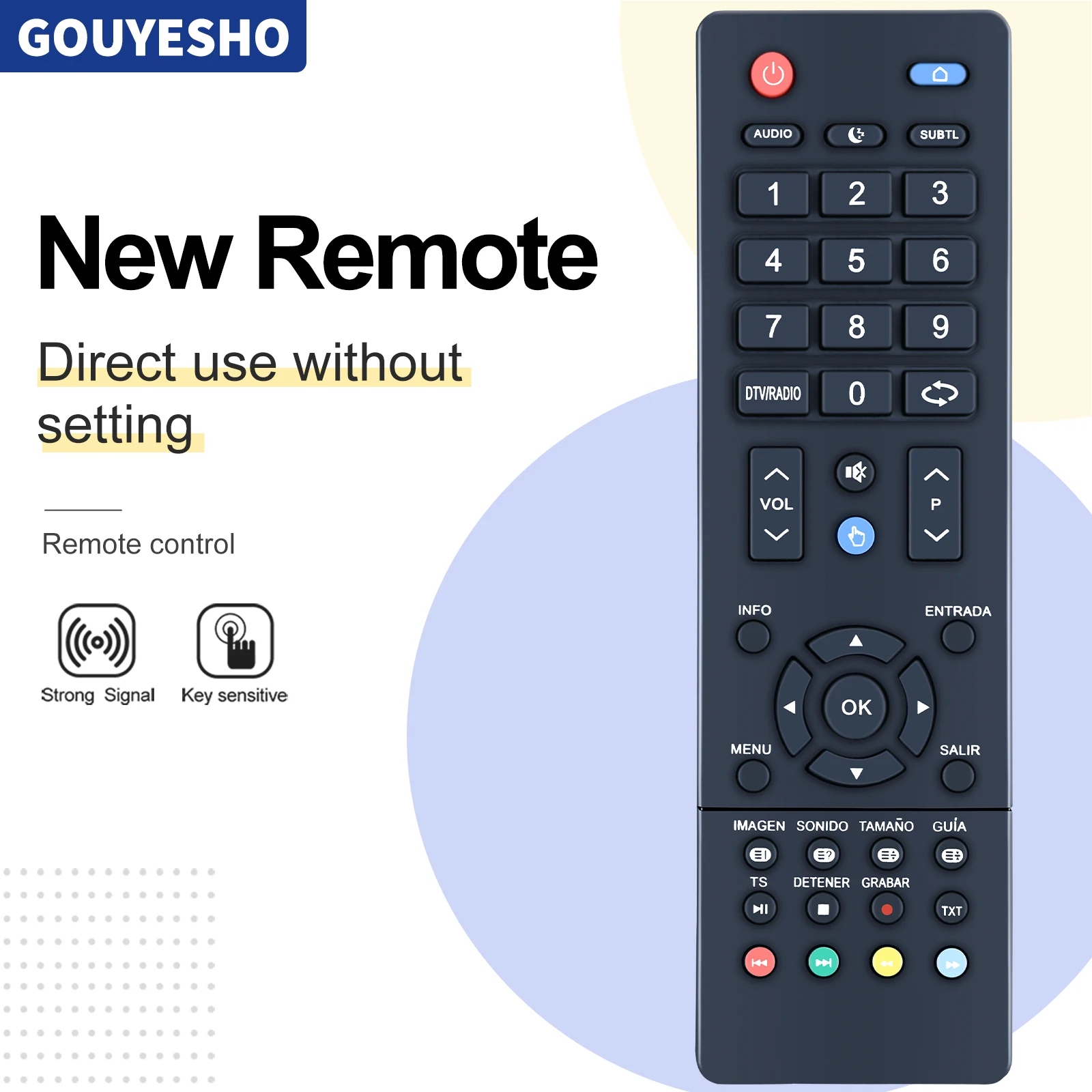 Nuevo Control remoto para sistemas TD K24DLM7F K32DLM7H K40DLM7F K49DLM8U K50DLM8F K55DLM8U k24DLM8hs LED UHD HDTV TV