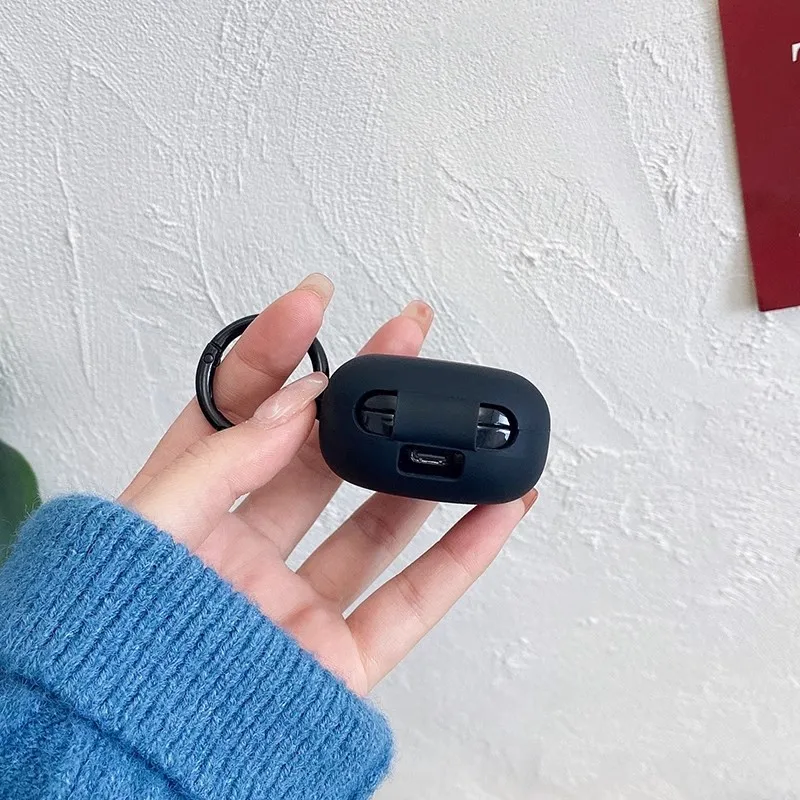 Funda para auriculares MINISO de dibujos animados para Samsung Galaxy Buds 2Pro/Live/Fe, funda protectora de silicona para auriculares inalámbricos con cordón - imagen 2