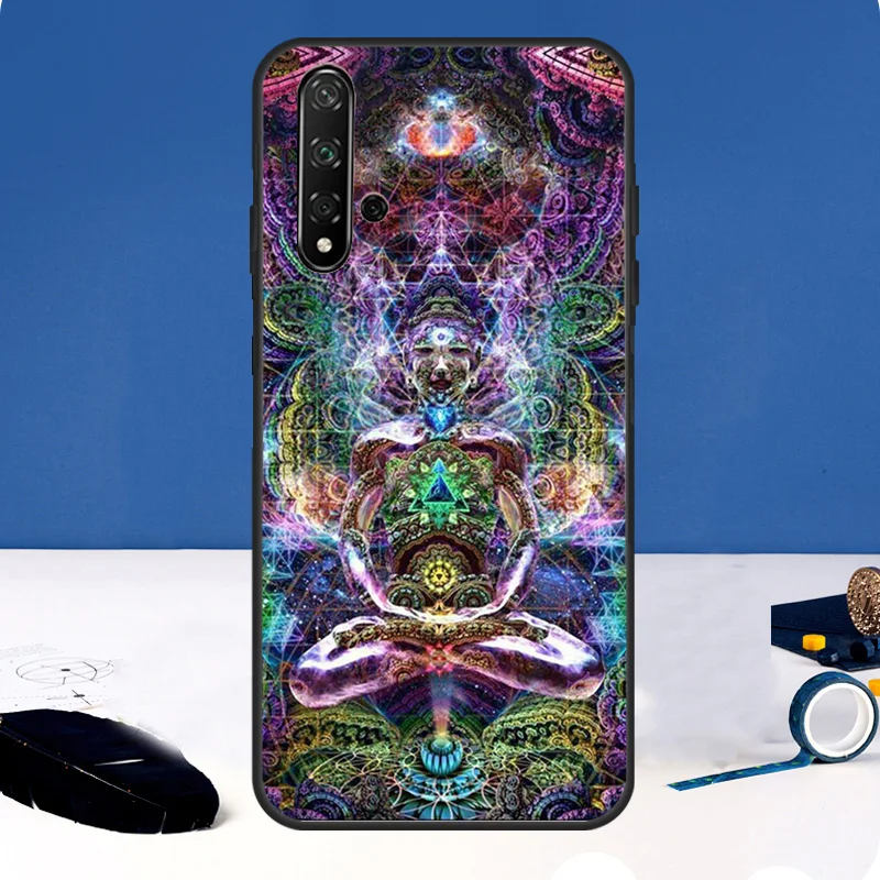 Mandala Chakra Insist Yoga funda para Huawei Nova Y91 Y61 Y60 Y70 Y72 Y73 Y90 12i 11i 3i 7i 8i 9 10 SE P20 P40 P30 Lite - imagen 4