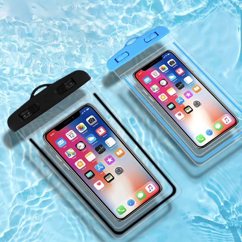Bolsa impermeable para exteriores, bolsa seca para natación y playa, funda, soporte para Iphone, Samsung, Xiaomi, Huawei, Redmi, bolsa subacuática para teléfono