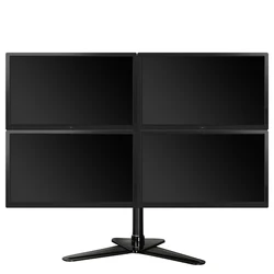 Monitor cuádruple de escritorio, soporte independiente con cuatro brazos de pantalla, soporte LCD, 4 pantallas aptas para soporte máximo de 10 "-30", soporte para Monitor de 10KG