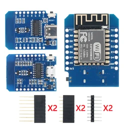 D1 Mini ESP8266 Placa de Desarrollo USB-C con Pines