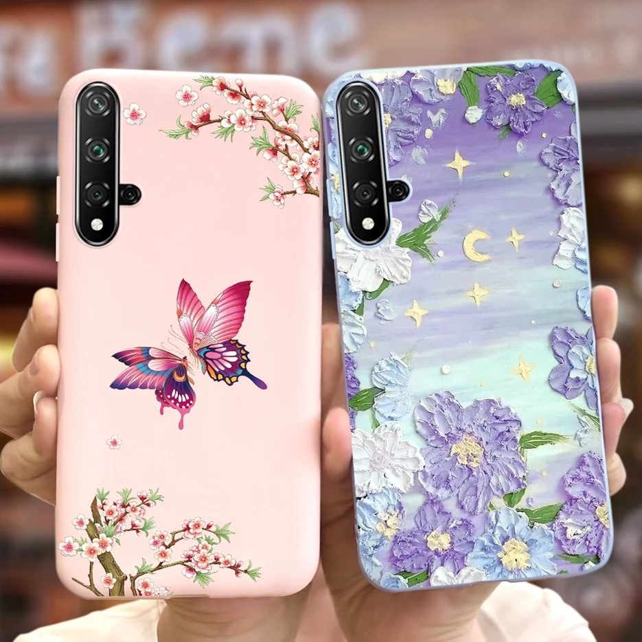 Funda de silicona suave para teléfono Huawei Nova 5T Honor 20, carcasa trasera con dibujos de dinosaurios - imagen 4