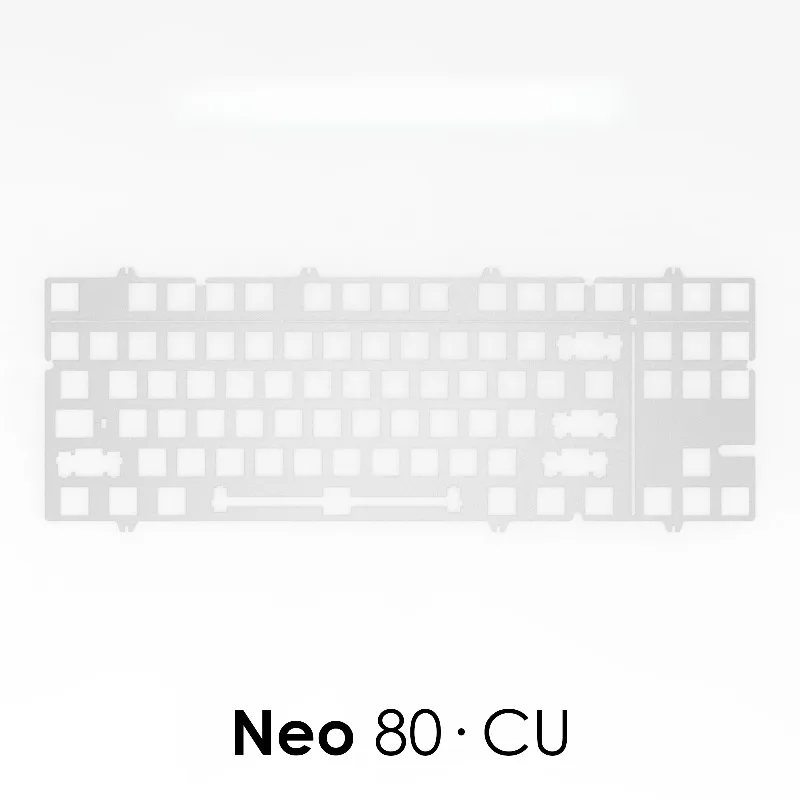 Placa de posicionamiento Neo80CU, placa de posicionamiento de aluminio PP PEI personalizada para PC, accesorios de teclado mecánico para juegos y oficina - imagen 4