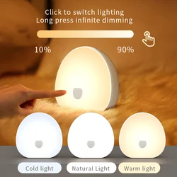 Portable Night Light with 10 Natural White Noises - Sleep Sound Machine for Nursery, Bedroom, Relaxation, Type-C Charging, Timer