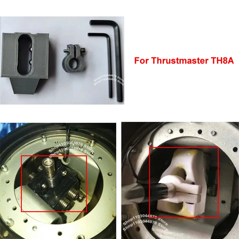 Simracing-Kit de amortiguación elástica de bola de acero, mejora de Metal, accesorios de modificación Thrustmaster TH8A