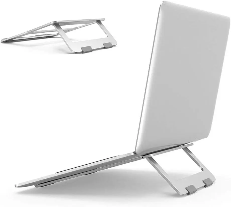 Soporte para tableta y portátil, soporte Universal ajustable de aleación de aluminio plegable, soporte de escritorio para Macbook de 10 ''-15,6'', portátil Notbebook