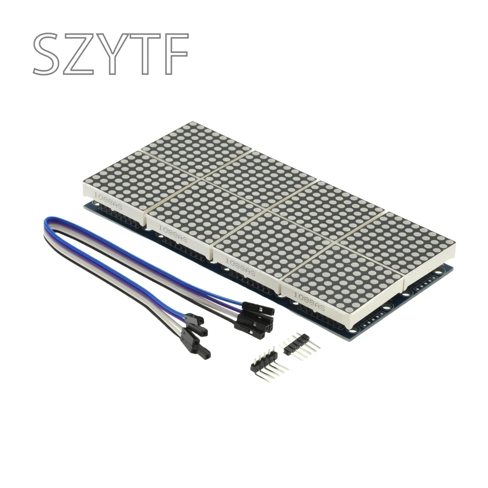 Unidad de Control de microordenador MAX7219 Dot Módulo de matriz, módulo de un solo Chip de 8 bits, Módulo De Pantalla LED - imagen 4