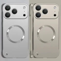 Funda MagSafe ultrafina para iPhone 12-17 con carga inalámbrica