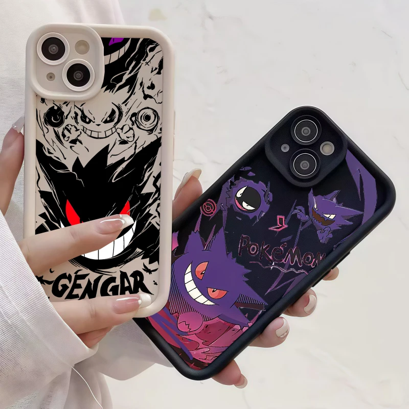 Funda Pokemon Gengar para Huawei Honor Play 60 Plus Nova 5T 1 3 4 7 10 SE 7i 6i 5i Y90 Y70 Y61 P50 P30 P40 Lite Mate 50 30 40 Pro