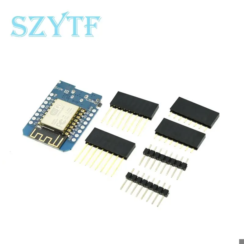 WeMos D1 Mini Pro V3.0 NodeMcu 4MB/16MB Bytes Lua WIFI Placa de desarrollo de Internet de las cosas basada en ESP8266 CH340G Nodemcu V2 - imagen 4