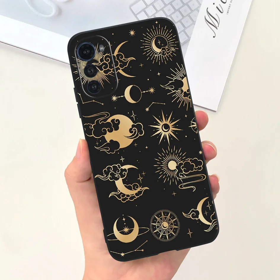 Para Motorola Moto E32 Funda Moto E32s Funda a prueba de golpes Linda Funda de teléfono de silicona suave de aguacate de dibujos animados para Moto E32 E 32 E 32s Funda - imagen 4