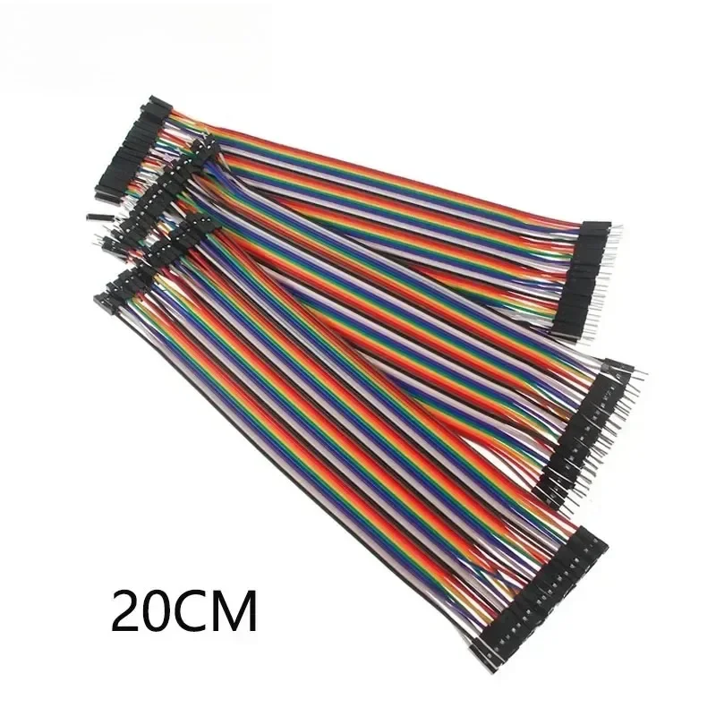 10cm/ 15cm/ 20cm 40Pin línea Dupont macho a macho hembra a macho hembra a hembra Cable de puente Cable Dupont para Arduino Kit DIY - imagen 5