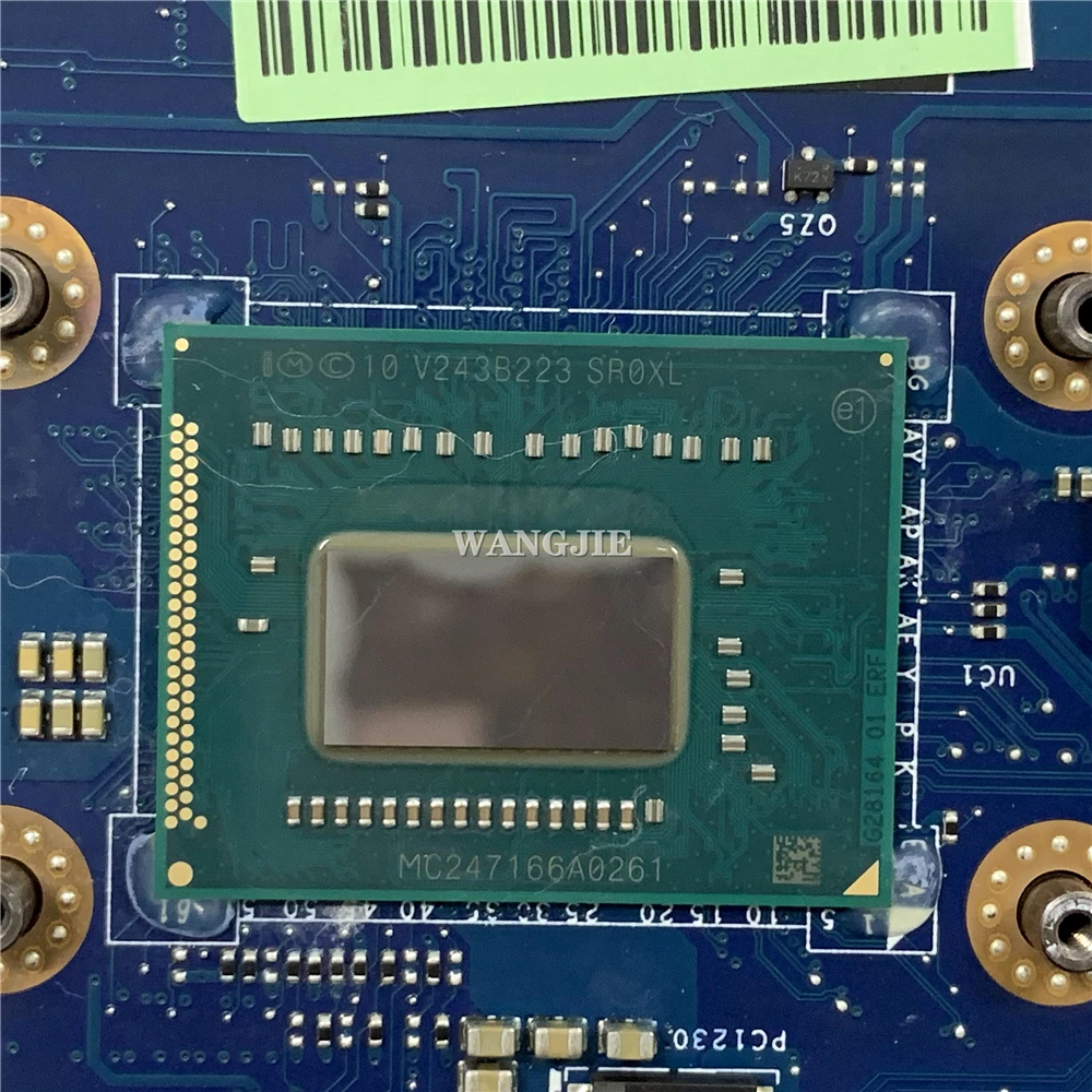 Para Dell Inspiron 17R-3721 5721 placa base de computadora portátil SR0XF I3-3227U CPU DDR3 CN-06006J 06006J VAW11 LA-9102P 100% en funcionamiento - imagen 5