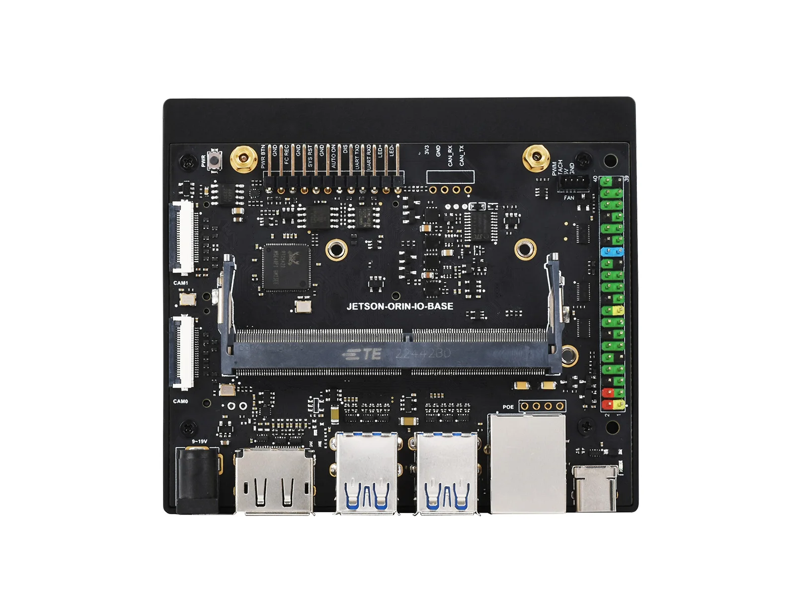 Placa de desarrollo Waveshare Jetson Orin Nano/NX basada en el módulo Jetson Orin Nano y Jetson Orin NX, 5 × puertos USB - imagen 5