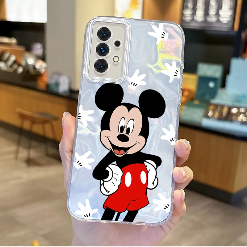 Nueva funda de teléfono de dibujos animados de Disney para Samsung Galaxy A35 A34 A33 A32 A31 A30 A25 A24 A23 A22 A21 A20 A16 A15 A06 cubierta dura gradiente - imagen 4