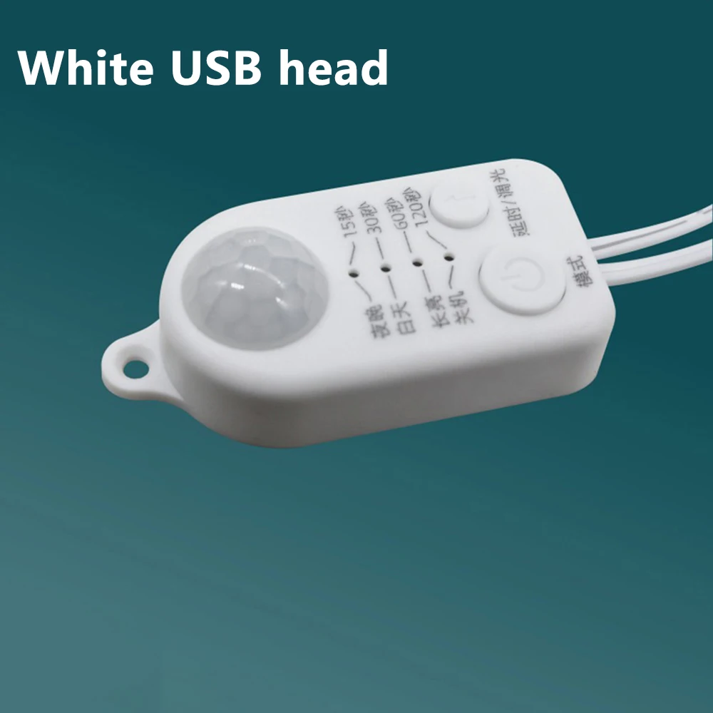 DC 5V-24V USB DC cuerpo infrarrojo PIR Sensor de movimiento interruptor Detector de Sensor de movimiento humano para tira de luz LED - imagen 3
