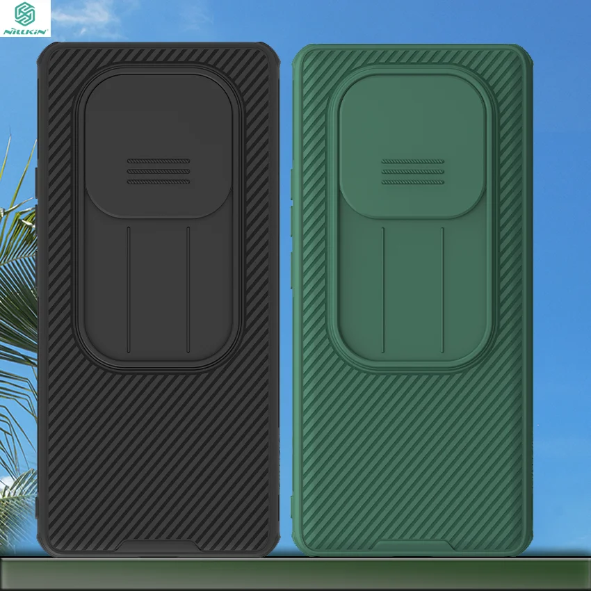 Para Poco X7 5G funda NILLKIN funda protectora de lente deslizante para Poco X7 5G cubierta antideslizante funda Camshield - imagen 2