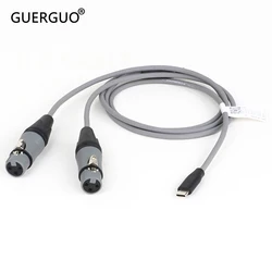 Cable USB-C a Doble XLR 3 Pines – Audio Profesional