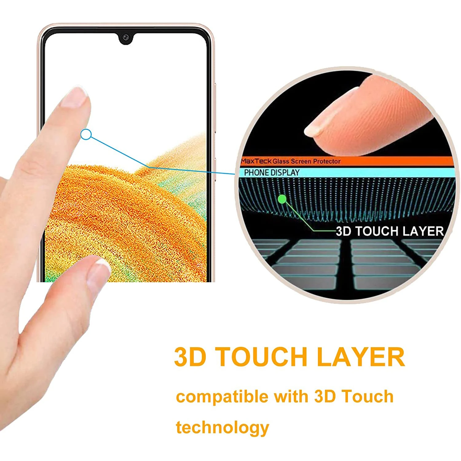 2/4 Uds 9H vidrio templado para Samsung Galaxy A33 5G HD Protector de pantalla de vidrio - imagen 5