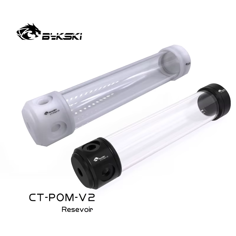 Bykski CT-POM-V2 Deposito Refrigerante PC Acrilico 2 Cilindros - imagen 4