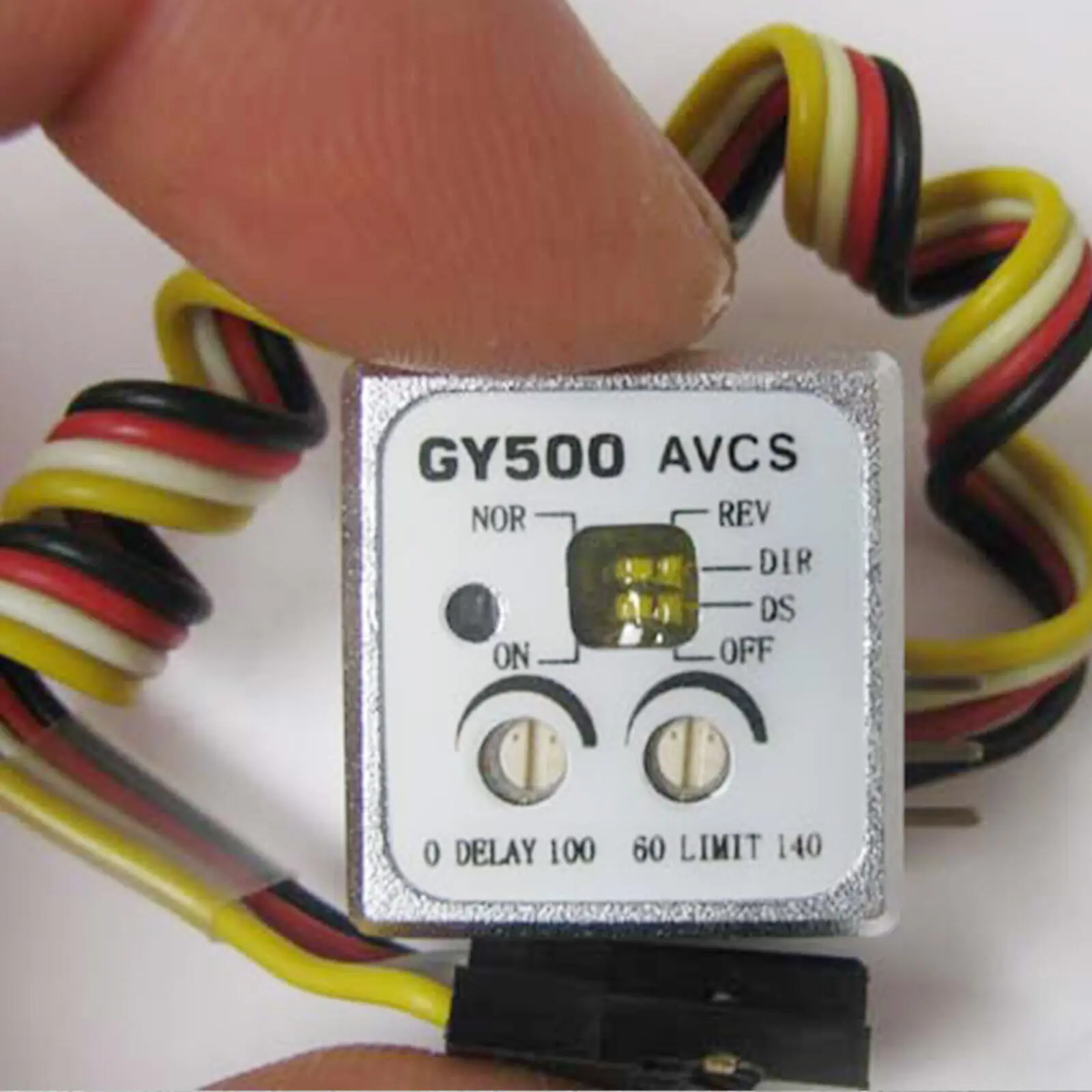 Giroscopio de un solo eje, giroscopio Digital para helicóptero de coche teledirigido, modificación, Mini piezas de repuesto, bloqueo de encabezado con bloqueo trasero, GY500 - imagen 3