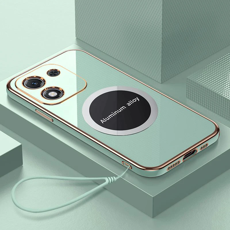 Para Xiaomi Poco M7 Pro 5G funda de teléfono Poco C71 Redmi A5 funda M7 Pro revestimiento de lujo a prueba de golpes funda trasera de silicona Fundas - imagen 5