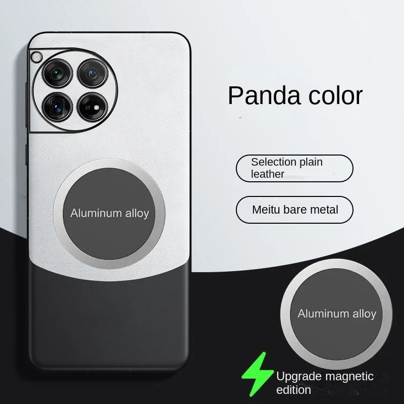 Funda de piel sintética de lujo para OnePlus 11 11R, carcasa trasera protectora magnética para OnePlus 10T 10R Ace 2 Pro 2V