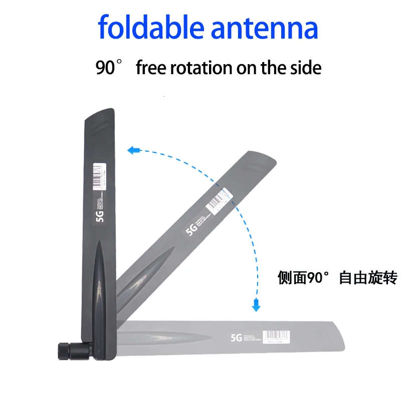 Antena WiFi de banda completa 5G, amplificador de señal móvil interior de 18dBi TS9 SMA para mejorar la velocidad de estabilidad de red del enrutador 5G CPE Pro, 2 uds. - imagen 4