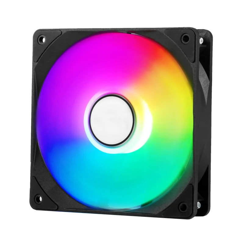 Argb-Ventilador de refrigeración de chasis sincrónico Shenguang, Ventilador de carcasa de PC, 120mm, Control inteligente de temperatura, 5V, 3 pines, silencioso para escritorio - imagen 5