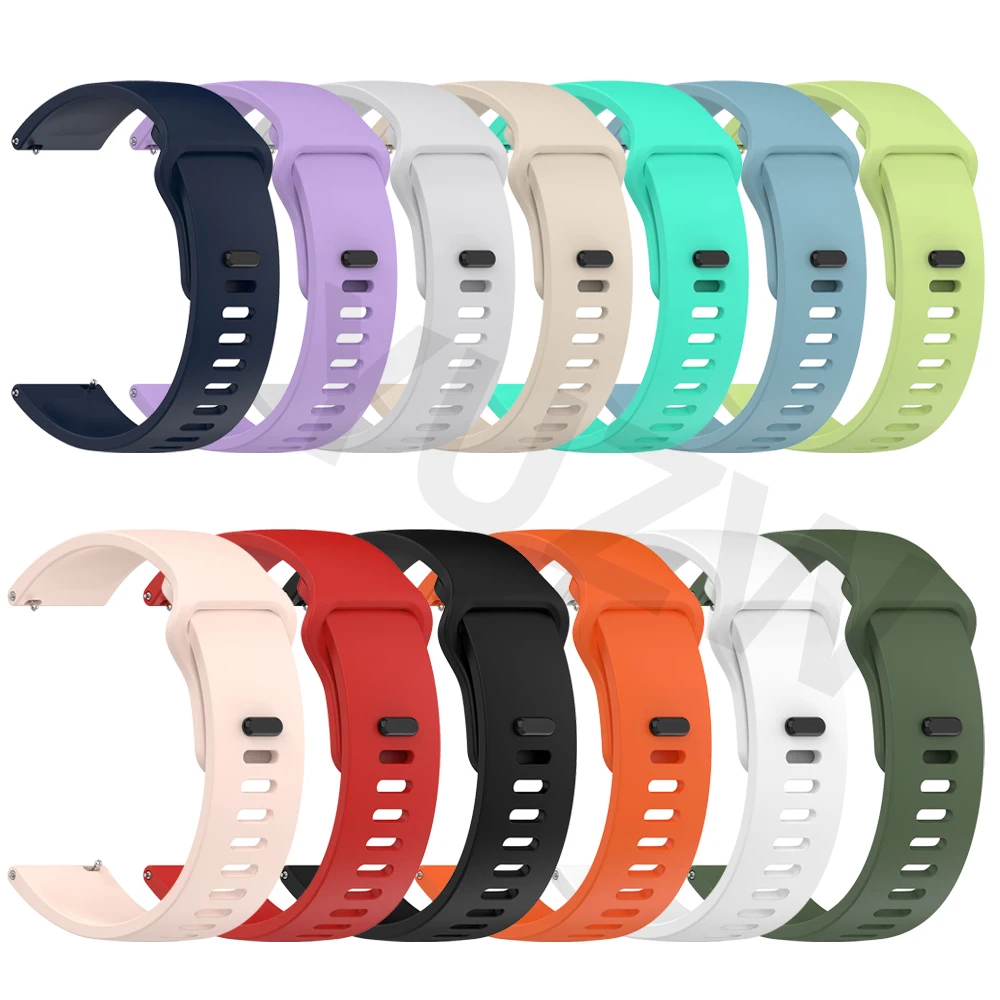Correa suave de silicona de 22mm para Xiaomi Watch S4, pulsera deportiva para Mi Watch 2 Pro/S3 S2 46mm S1, pulseras de repuesto de banda activa - imagen 3