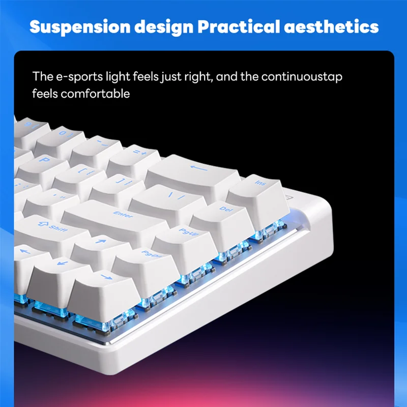 MCHOSE Ace68 Air HE Teclado mecánico con interruptor magnético, precisión de disparo de 0,01mm, teclado para jugadores Esport con cable de 0,01 ms, caja de luz RGB - imagen 5