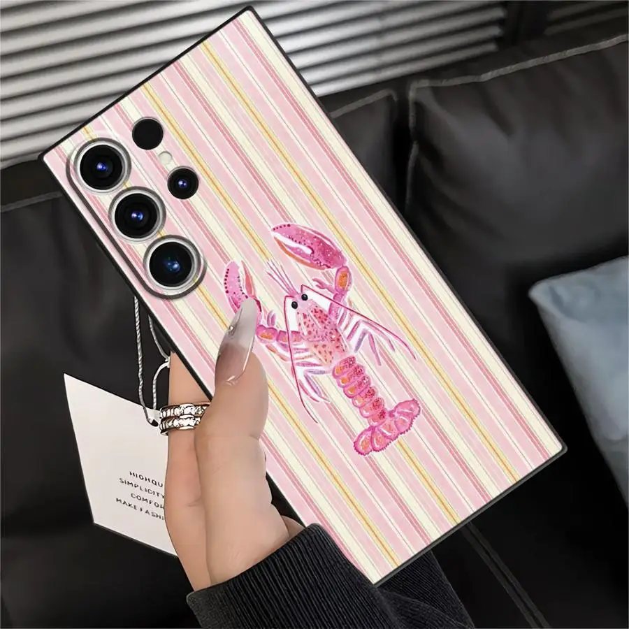 Funda para Samsung Galaxy S25 Edge S24 Plus S20 S21 FE S23 Ultra negra suave cubierta de teléfono animales marinos - imagen 3