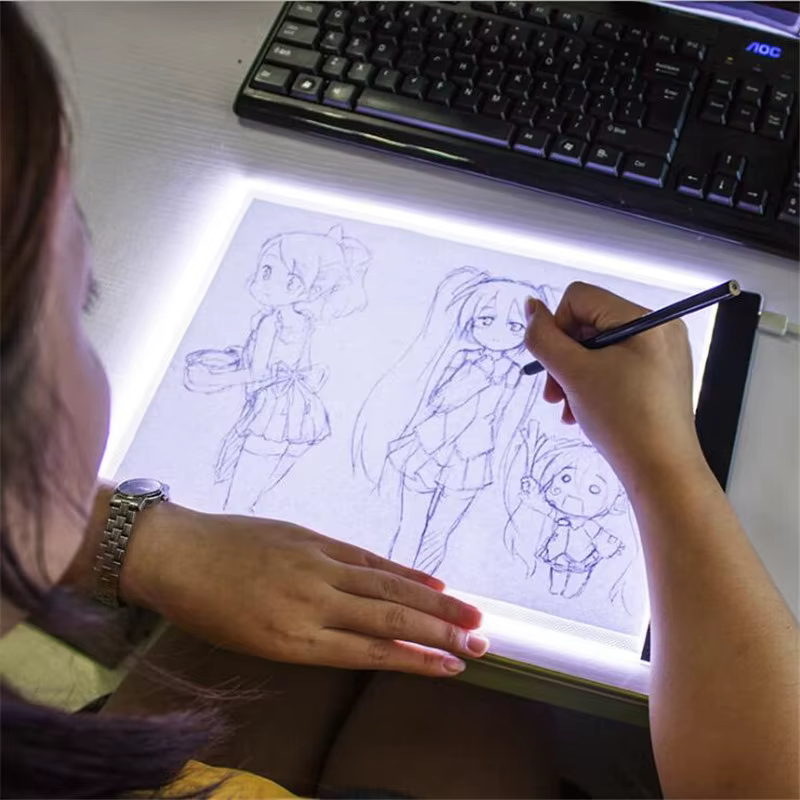 Caja de Luz LED A3 A4 A5 – Almohadilla regulable para dibujo - imagen 2
