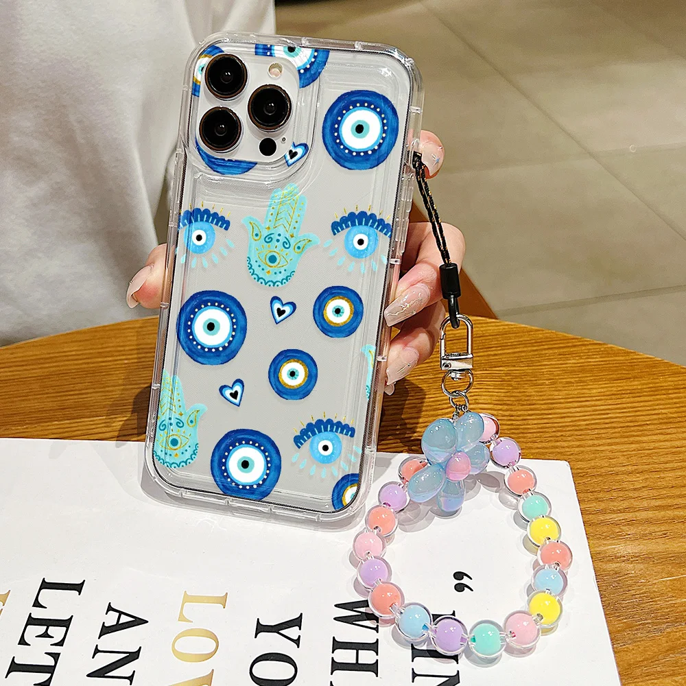 Funda de teléfono con correa para la muñeca, carcasa de silicona suave para iPhone 14, 11, 15, 13 Pro Max, 12, XR, X, XS, 7, 8 Plus, 15Pro Max, 13 Pro Max, 6s, SE, 2020 - imagen 5