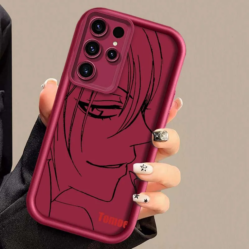 Tomoe iconos Anime para Samsung Galaxy S25 S24 S23 S22 S21 S20 Ultra Plus FE 5G Eye Ladder funda de teléfono - imagen 5