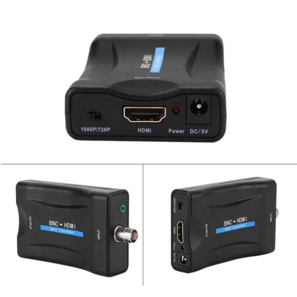 Adaptador convertidor a HDMI BNC hembra CVBS BNC HDMI Coax 1080P salida HDCP gancho cámara de seguridad DVRs vigilancia - imagen 5