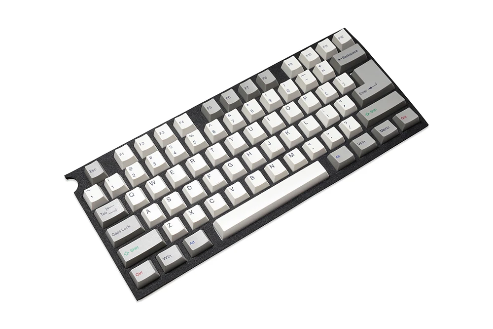 Keycaps Doble Shot Vintage Blanco Gris – Taihao OEM Cubic