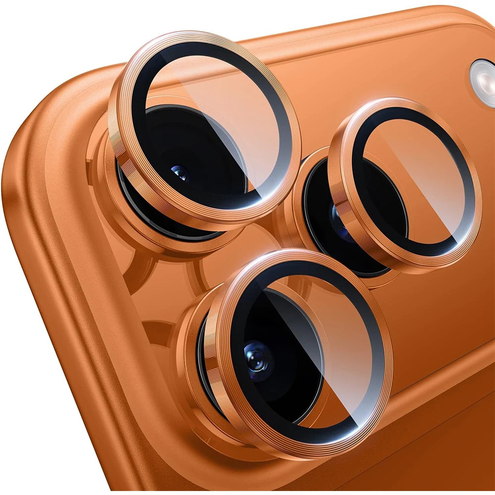Funda protectora de lente de cámara naranja para iPhone 17 Air 16 Pro Max 15 Plus 14 13 Mini iPhone17 17Pro accesorios de película protectora - imagen 2
