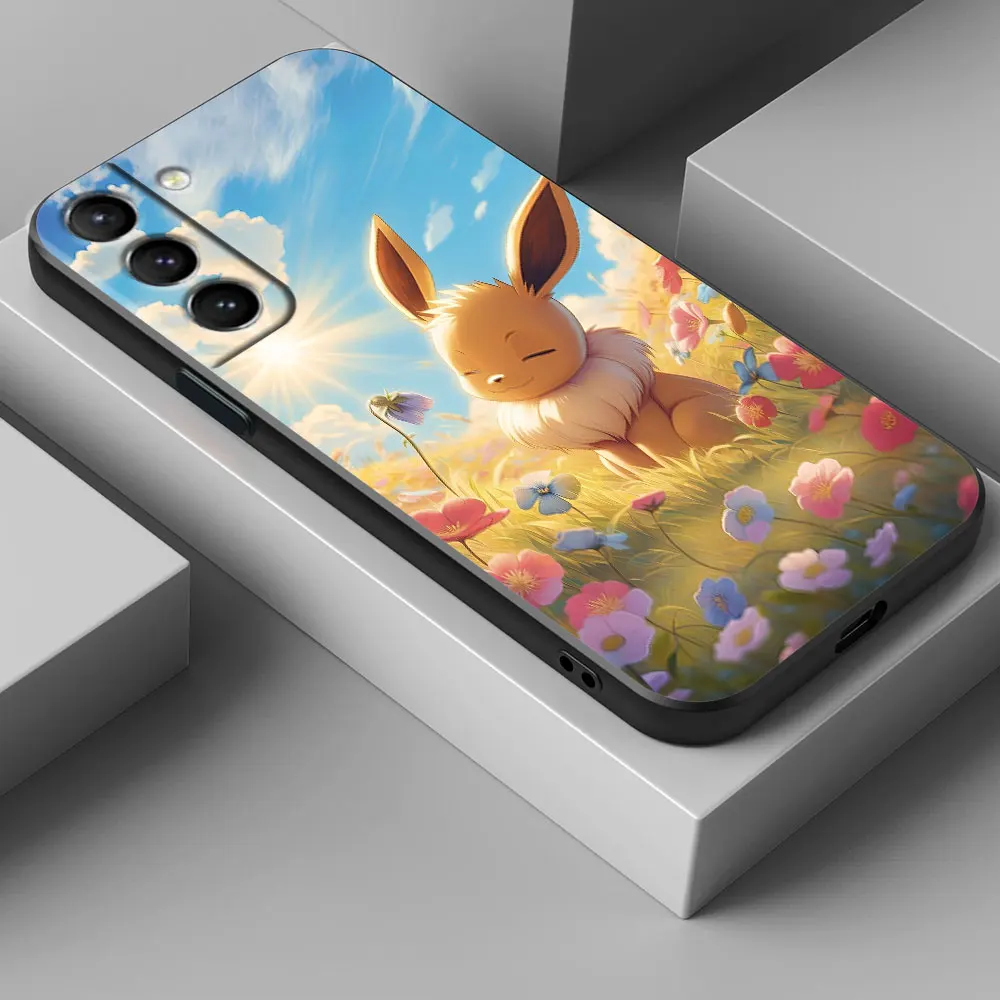 Funda suave de Pikachus Eevee Sunlight Pokemons Anime S25 para Samsung Galaxy S24 S23 S20 S21 FE S22 S25 Ultra 5G S10 Plus - imagen 5
