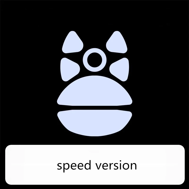 Ultraglide-patines de ratón para ASUS ROG Harpe Ace, Control de freno, silenciador de velocidad, versión de hielo, pies de PTFE deslizantes, 1 Juego - imagen 3