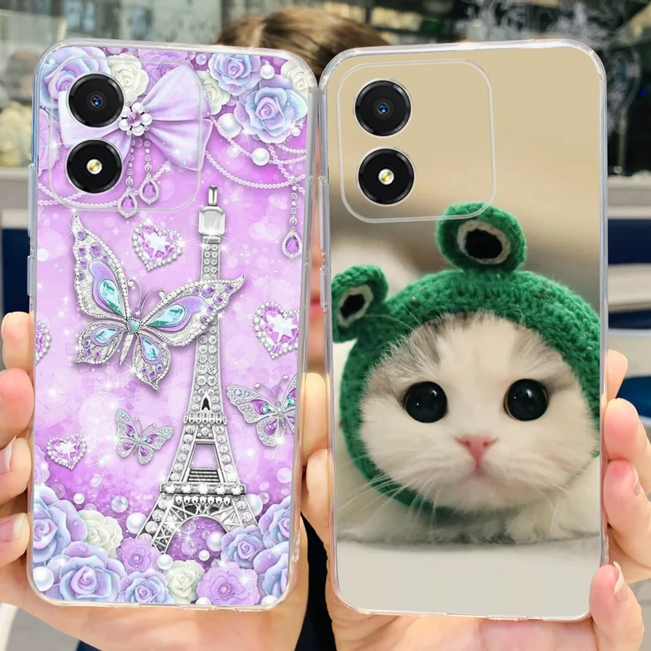 Para Honor X5 2023 funda nueva moda colorida funda pintada para HonorX5 Fundas de silicona suave funda de teléfono para Honor X5 X 5 bolsas - imagen 4